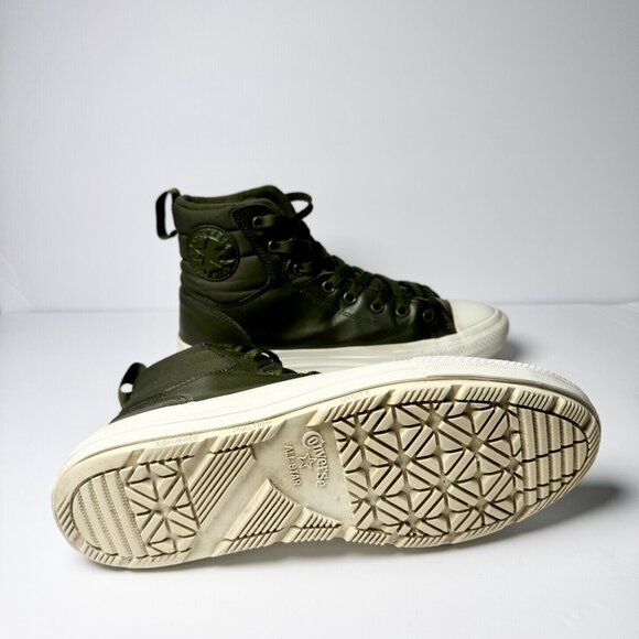 Converse All Star Berkshire Boots Cargo Khaki Egret US Sz Men's 8 / Women's 10 - Picture 10 of 14
